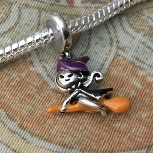 S925 Witch Hocus Pocus Halloween Charm Pandora Style